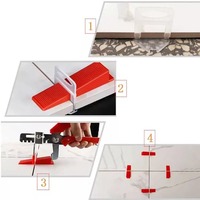 Niveleur de Carrelage Céramique Moderne, Dispositif de Nivellement Durable et Étanche pour la Pose de Carrelages Muraux et de Sol, Outil Auxiliaire de Croisement pour la Pose de Carreaux