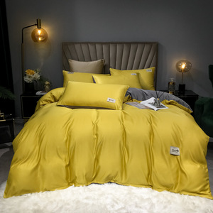 Linge de lit de luxe de style européen 100% Ensembles de literie de luxe de qualité hôtelière Design à rayures Ensemble de couette et housse de couette personnalisé et solide - Product Image 6