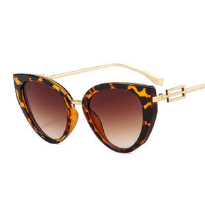 9508 dégradé nuances lunettes de soleil lunettes de soleil blanc <span class=keywords><strong>écaille</strong></span> de tortue nouvelle mode à la mode femmes nuances oeil de chat lunettes de soleil 2024 - Product Image 5