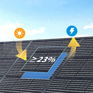 Paneles solares monocristalinos Risen Mono All Black de 680W, panel solar monocristalino de 680 vatios para sistemas de energía solar conectados a la red en techos de fábricas. - Product Image 1