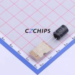 ตัวเก็บประจุอิเล็กโทรไลต์อะลูมิเนียมแบบ Through-Hole รุ่น SHL16V470M8*11.5 3.5TP ขนาด D8xL11.5 มม. ความจุ 470uF 20% แรงดัน 16V กระแส 499mA ความถี่ 120Hz - Product Image 1