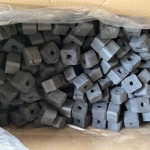 环保水烟木炭低灰黑色自然竹制煤球水烟木炭中国 - Product Image 2