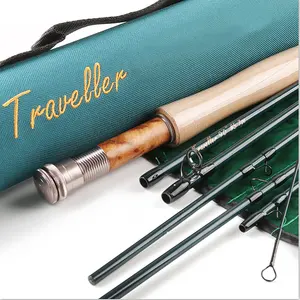 IM8 Carbon 7pc 9ft 5wt Travel fly fishing rod