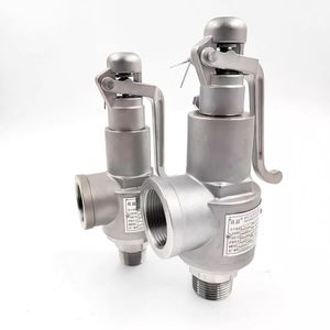 Válvula de seguridad Liangyi DN20 PN16 con presión ajustable para tanques de gas y calderas, conexión en ángulo recto - Product Image 4