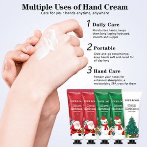 Coffret de Crèmes Mains de Noël 5 Pièces <span class=keywords><strong>en</strong></span> Gros – Pack Cadeau Luxe Hydratant Beauté – Lotion Mains Hydratante Marque Privée Logo Personnalisé B2B OEM - Product Image 3