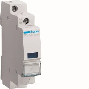 SVN124 compatibile con Hagers 1 indicatore luminoso 230V AC LED blu modulo 1 DIN - Product Image 1