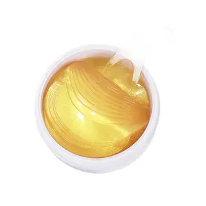 Private Label 24K Gold Hydrogel Eye Patch Anti Rugas Iluminamento Hidratante Gel Eye Mask Lightening
