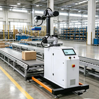 Machine de palettisation automatique de cartons pour bouteilles de bière, avec robot cobot pour le scellage de cartons et le chargement de briques, modèle Sacks Cartoon Robot Empty Can China