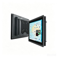 Monitor Táctil Capacitivo Industrial de 27 Pulgadas, IP65 Impermeable, Alto Brillo, Panel PC de Montaje en Pared para Automatización Industrial