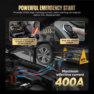 AUTOOL EM385 400A/12V инвертор для программирования мощности автомобильного аккумулятора для ремонта автомобиля - Product Image 6