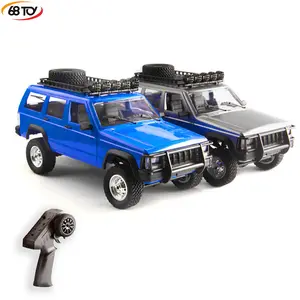 68Toy 1:12 R/C 4WD 지프 모델 자동차 오프로드 교차로 트럭 몬스터 자동차 고속 차량 전기 레이싱 MN-78