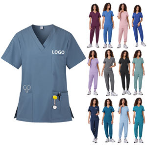 Comodo Set di Divise Ospedaliere per Donne, Pantaloni e Magliette Elasticizzati, Uniforme Infermieristica, Abbigliamento Medico, Produttori di Divise Mediche - Product Image 1