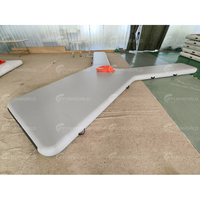 Plateforme flottante gonflable en Y pour bateaux et yachts, ponton gonflable Drop Stitch, quai flottant pour bateaux et jet-skis