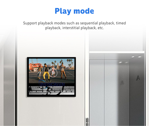 Écran d'affichage intelligent pour ascenseur INGSCREEN, capable de faire apparaître en temps réel la météo + les promotions + les informations sur le étage simultanément - Product Image 4