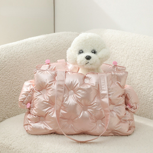 Mochila Japonesa <span class=keywords><strong>para</strong></span> Perros, <span class=keywords><strong>para</strong></span> <span class=keywords><strong>Chihuahua</strong></span>, Diseño Ondulado, Linda, Cálida, Suave, Cómoda, con Cierre de Cremallera, Bolsa de Transporte <span class=keywords><strong>para</strong></span> Mascotas - Product Image 1