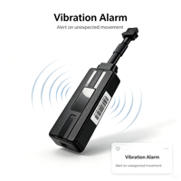 UpToSky TK003 Auto-Tracker mit Android/iOS App, Dachmontage, 2G SIM-Positionierung, 1 Jahr Garantie für Elektrofahrzeuge