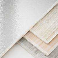 Plaques de plafond en PVC laminées avec colle, haute précision, haute qualité, modernes, imperméables et résistantes à l'usure
