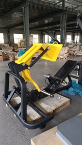 Hete Producten Commerciële Gymapparatuur Pin Geladen Krachttraining Hack Squat 45 Graden Beenpersmachine - Product Image 6