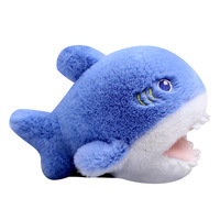 Requin Pendentif En Peluche Jouet Océan Animal Super Doux PP Coton Brodé Couette Sac Porte-clés Sac À Dos