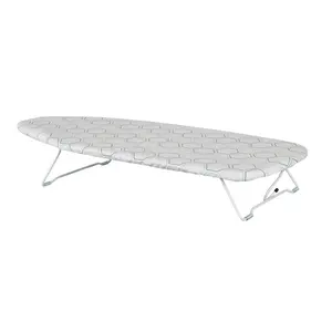 Plastik masa üstü katlanabilir ütü masası yerden tasarruf katlanır Mini ütü masası askılı