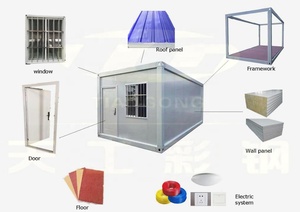 Casa contenedor de oficina de casas modulares de casas prefabricadas de alta calidad de lujo con buenos precios - Product Image 4