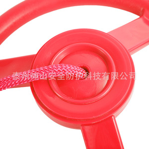 Volante colgante con cuerda corta para niños, equipo de fitness para exteriores, carga de 150 kg, cuerda de plástico y poliéster - Product Image 4