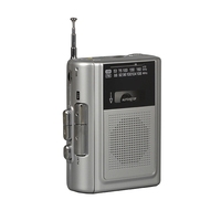 Lecteur de cassettes de grande taille fabriqué en usine avec radio AM FM, lecteur de cassettes portable personnel de petite taille, lecteur de cassettes Walkman AM FM, enregistreur de cassettes