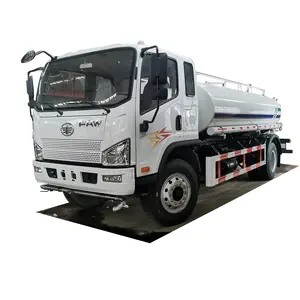Carro de riego de vehículo cisterna de agua potable a la venta de acero inoxidable personalizado diesel FAW marketing JAC tanque motor camión comida engranaje