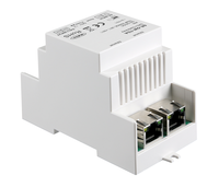 Sunricher SR-GW-TDA Gateway DALI para Riel DIN con Ethernet (IP20), Entrada de 24VDC, Batería Integrada, RTC, Admite Configuración de Tareas y Temporizador