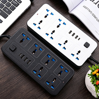Hochwertige 6-Wege 3 USB Typ C 3M Universal USB-Verlängerungssteckdose Mit CE ROHS