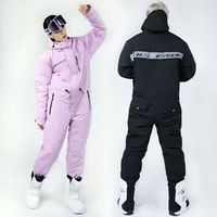 Combinaison de ski résistante au froid pour homme et femme, ensemble d'extérieur imperméable et coupe-vent, vêtements de neige d'hiver, tenue de ski
