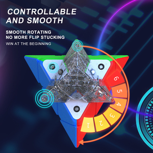 Yongjun MGC EVO PYRAMID 3X3 Juguetes educativos Cubo de juegos Cubos mágicos de velocidad magnética para competición - Product Image 3