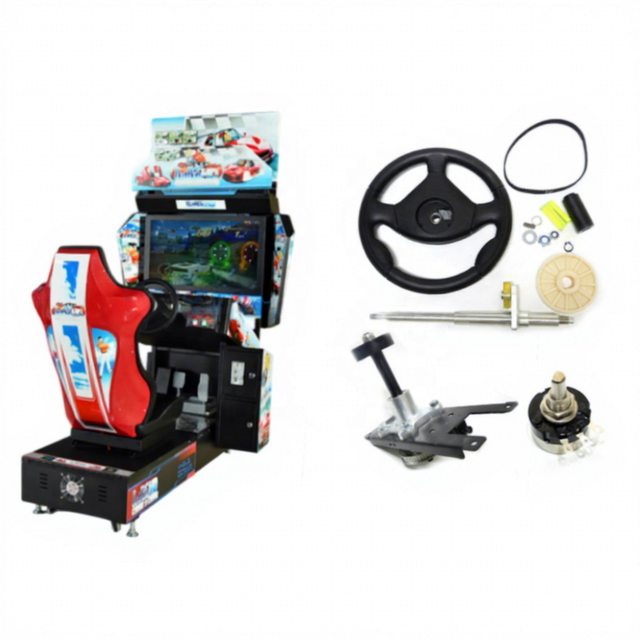 Shuangqu HD Outrun for Steering Wheel Accessories Kit for Adult Large Sim Racing Arcade Machine