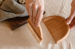 Brosse à miettes de Table en bois pour garde-manger, brosse de table de billard pour miettes - Product Image 4