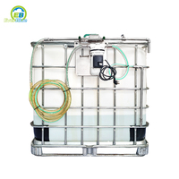 Machine de remplissage d'huile alimentaire de haute précision avec buse anti-goutte portable et remplisseur de liquide pour huile d'olive dans un réservoir IBC