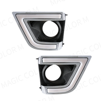 Feu de jour LED DRL blanc jaune clignotant de conduite feu de brouillard accessoires de voiture pour Toyota Corolla 2014 2015 2016