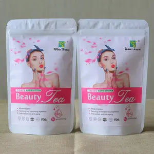 private label skin beauty whitening glow tea wins jown 7 days natural herbal anti aging lightening tea