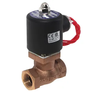 Autentico em-unid-CNS CE UL429 SAC UniD USS-15 AC220V 185 gradi elettrovalvola a solenoide fluido ad alta temperatura del vapore