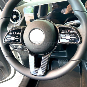 Couverture de panneau de volant de voiture aspect carbone pour Mercedes Benz W177 W247 W205 W213 X247 C257 X253 W167 X167 2019-2021 - Product Image 4