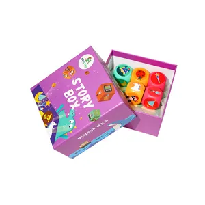 Custom Design Rigid Cardboard Packaging Kids Toys Packing Gift Luxury Paper Box High Quality Lid and Base Box