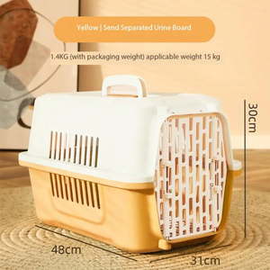 Cage de transport pour chien et chat, sûre et durable, en plastique, approuvée par les compagnies aériennes pour les voyages et l'expédition, ODM - Product Image 2