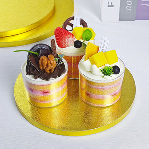 High Quality Silver Gold Colored <b>Cake</b> Drum with Custom Printed Logo for Wedding <b>Cakes</b> - Product Image 5