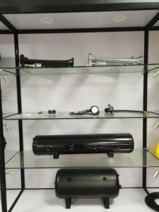 เครื่องอัดอากาศแบบออนบอร์ด3/8 NPT ใช้งานได้อเนกประสงค์ขนาด150 PSI ระบบทดแทนรถบรรทุกรถ12V ระบบกันสะเทือน/นั่ง/กระเป๋า - Product Image 2