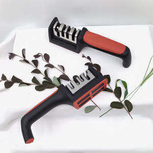 Mini afilador de cuchillos profesional Manual de acero inoxidable de 3 etapas y 4 etapas para cocina hecho con acero de tungsteno - Product Image 3