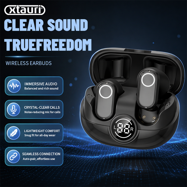 XTAURI OWS AI Earbuds Smart Translator for 144 Languages Accents Compatible with IOS Android for Travel Business Learning