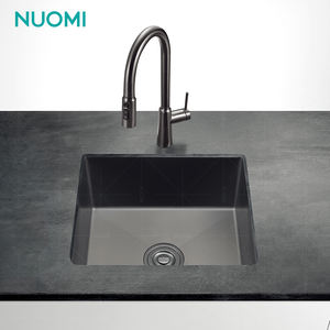 Lavello da Cucina Portatile NUOMI CARLOW, Fatto a Mano, da Incasso, Stile Industriale Minimalista in Acciaio Inossidabile - Product Image 4