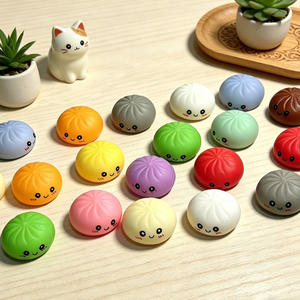 Caja Sorpresa de 24 Juguetes Bao de Dumpling Misteriosos, Juguetes Blandos TPR Multicolor de Comida de Simulación, Calendario de Adviento Sorpresa, Juguete Sensorial - Product Image 6