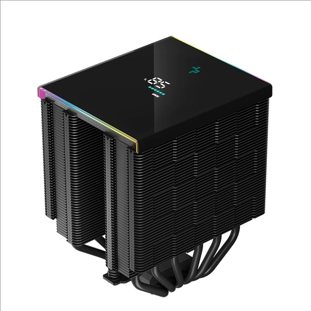 DEEPCOOL AK620 Digital Display White CPU Cooler for Computer Case 1700 Pin Nickel-plated 6 Heat Pipe Silent FDB Fan ARGB