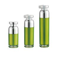 Botol Airless Foundation kosmetik perawatan kulit Vacuum Push-Up kustom