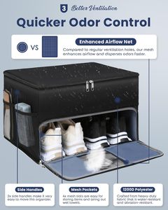 Porta scarpe per auto con cerniera grande Organizer per bagagliaio da Golf custodia pieghevole resistente all'acqua Design alla moda per <span class=keywords><strong>borse</strong></span> da viaggio - Product Image 5